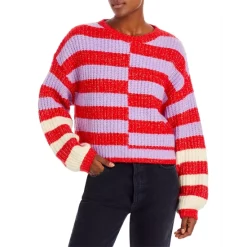 Wholesale 😍 BLANKNYC Color Blocked Striped Sweater Good Mood ⭐