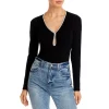 Deals 🌟 FORE Long Sleeve Keyhole Bodysuit Black ✨ -DealsSunset & Spring Store unnamed file 108