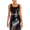 Flash Sale 🔔 Lucy Paris Morgan Sequin Crop Top Black 🎉 -DealsSunset & Spring Store unnamed file 146