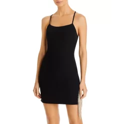 Coupon 🔔 FORE Asymmetric Crystal Fringe Mini 👗 Dress White 👍 -DealsSunset & Spring Store unnamed file 153