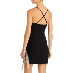 Coupon 🔔 FORE Asymmetric Crystal Fringe Mini 👗 Dress White 👍 -DealsSunset & Spring Store unnamed file 154