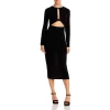 Buy 😉 FORE Long Sleeve Cut Out Midi 👗 Dress Black 🛒 -DealsSunset & Spring Store unnamed file 176