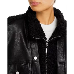 Buy 😍 BLANKNYC Sherpa & Faux Leather Biker Jacket Edge To Edge ✨ -DealsSunset & Spring Store unnamed file 21