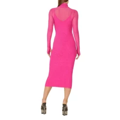 Hot Sale 🌟 AFRM Shailene Rhinestone Embellished Midi 👗 Dress Fuchsia 🤩 -DealsSunset & Spring Store unnamed file 215
