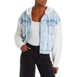 Brand new ⌛ BLANKNYC Mixed Media Jacket Blooming 🤩 -DealsSunset & Spring Store unnamed file 238