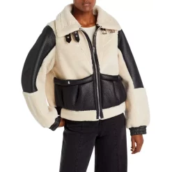 Cheap ✔️ BLANKNYC Mixed Media Moto Jacket Blaze Out 🌟