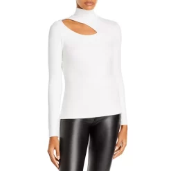 New 🧨 FORE Cutout Turtleneck Top White ✨
