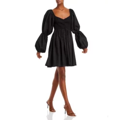 Best deal 🥰 En Saison Balloon Sleeve 👗 Dress Black ✔️ -DealsSunset & Spring Store unnamed file 281