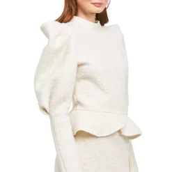 Outlet 🔥 En Saison Boucle Top Off White 👏 -DealsSunset & Spring Store unnamed file 284