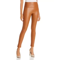 Best deal 🛒 BAGATELLE.NYC High-Rise Faux Leather Leggings Cognac 🎉