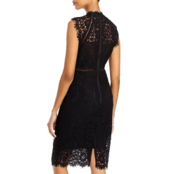 Discount ❤️ Bardot Lace Panel 👗 Dress Black 👏 -DealsSunset & Spring Store unnamed file 308