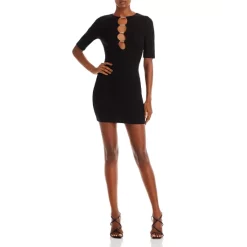 Brand new ❤️ FORE Front Cutout Mini 👗 Dress Black ✔️ -DealsSunset & Spring Store unnamed file 322