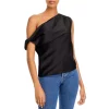 Deals 🌟 WAYF Keita One Shoulder Draped Top Black ⌛ -DealsSunset & Spring Store unnamed file 352