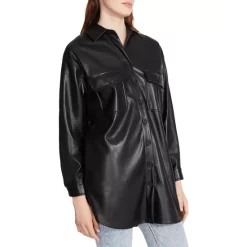 Buy ✨ STEVE MADDEN Faux Good Measure 👚 Shirt Jacket Black 🥰 -DealsSunset & Spring Store unnamed file 365