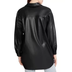 Buy ✨ STEVE MADDEN Faux Good Measure 👚 Shirt Jacket Black 🥰 -DealsSunset & Spring Store unnamed file 366