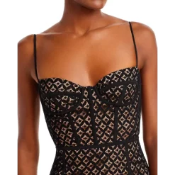 Promo 👏 Bardot Charley Lace Bustier Midi 👗 Dress Black 🧨 -DealsSunset & Spring Store unnamed file 39