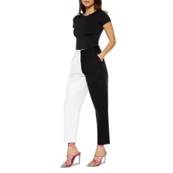 Cheapest 🔥 Blue Revival Happy Hour Color Blocked Pants Black/white 👏 -DealsSunset & Spring Store unnamed file 390