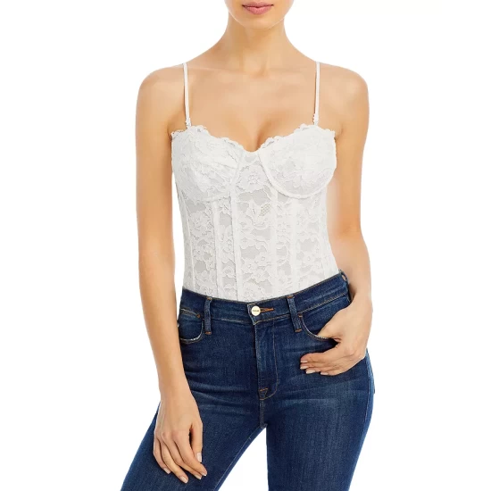 Promo ๐ฅ Bardot Oskar Lace Bodysuit Orchid White ๐ 3 Promo ๐ฅ Bardot Oskar Lace Bodysuit Orchid White ๐