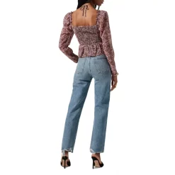 Budget 🎉 ASTR The Label Toni Strappy Peplum Top Black/pink 🌟 -DealsSunset & Spring Store unnamed file 430