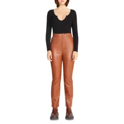Deals ✔️ STEVE MADDEN BB Dakota By Josie Faux Leather Pants Cognac 💯 -DealsSunset & Spring Store unnamed file 444