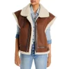 Best Pirce ✔️ Moon River Faux Shearling Vest Cream 😀 -DealsSunset & Spring Store unnamed file 46