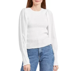 Outlet 🧨 En Saison Smocked Puff Sleeve Top Black 😉 -DealsSunset & Spring Store unnamed file 461