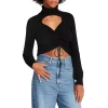 Deals 🌟 STEVE MADDEN Hazel Cutout Sweater Black 😀 -DealsSunset & Spring Store unnamed file 462