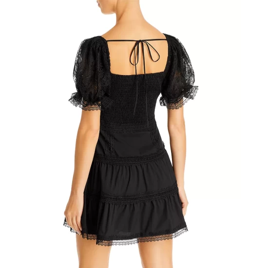 Cheap โค๏ธ Lucy Paris Short Sleeve Lace ๐ Dress Black ๐ฅฐ 4 Cheap โค๏ธ Lucy Paris Short Sleeve Lace ๐ Dress Black ๐ฅฐ - Image 2