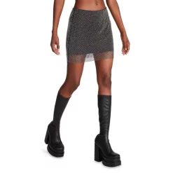 Top 10 ⌛ STEVE MADDEN Charlize Crystal Mesh Mini 👗 Skirt Black 🤩 -DealsSunset & Spring Store unnamed file 511