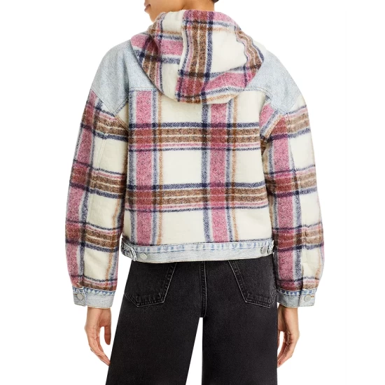 Budget ๐คฉ BLANKNYC Denim & Plaid Fleece Hooded Jacket Starflower ๐ 5 Budget ๐คฉ BLANKNYC Denim & Plaid Fleece Hooded Jacket Starflower ๐ - Image 3