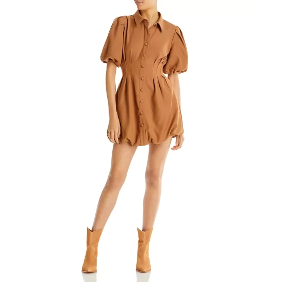 Cheap ๐ฅฐ Line & Dot Marina Mini ๐ Dress Camel ๐คฉ 5 Cheap ๐ฅฐ Line & Dot Marina Mini ๐ Dress Camel ๐คฉ - Image 3