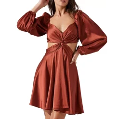 Coupon 😉 ASTR The Label Anamaria 👗 Dress Rust ❤️