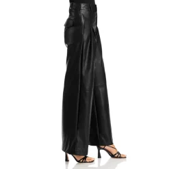 Deals 👍 Line & Dot Mika Faux Leather Pants Black 😀 -DealsSunset & Spring Store unnamed file 565