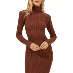 Deals 🌟 ASTR The Label Abilene Ribbed Sweater 👗 Dress Nutmeg 🔔 -DealsSunset & Spring Store unnamed file 570