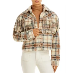 Coupon 💯 BLANKNYC Cropped Plaid Shacket Take Note 🛒