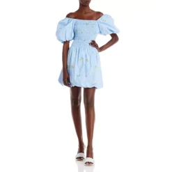 Best reviews of 🎉 English Factory Balloon Sleeve Fit And Flare 👗 Dress Powder Blue 🔔 -DealsSunset & Spring Store unnamed file 608