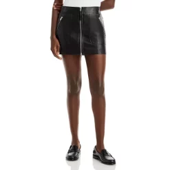 Cheapest ❤️ STEVE MADDEN BB Dakota By Ida Faux Leather Zip Mini 👗 Skirt Black ❤️