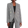 Cheapest ⭐ STEVE MADDEN Naomi Houndstooth Double Breasted Blazer White 🧨 -DealsSunset & Spring Store unnamed file 629