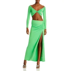 Top 10 💯 AFRM Ally Off-the-Shoulder Crop Top Neon Green ❤️ -DealsSunset & Spring Store unnamed file 654