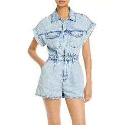 Best Pirce 👍 BLANKNYC Denim Romper Time Zone 💯