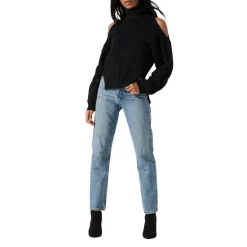 Cheap ๐ ASTR The Label Ariella Cold Shoulder Sweater Black ๐งจ