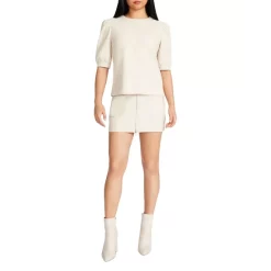 Cheap ✨ STEVE MADDEN BB DAKOTA Faux Leather Pleated Sleeve Top Black ✨ -DealsSunset & Spring Store unnamed file 681