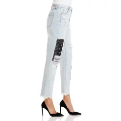 Best Pirce 🔔 BLANKNYC High Rise Patchwork Straight Leg 👖 Jeans In Late Night 👍 -DealsSunset & Spring Store unnamed file 688