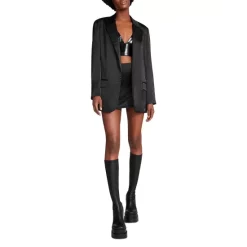 New ❤️ STEVE MADDEN Smooth Talk Satin Blazer White ✔️ -DealsSunset & Spring Store unnamed file 703