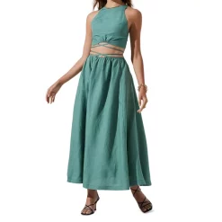 Budget 🎉 ASTR The Label Divine Crop Top Dark Sage ⭐ -DealsSunset & Spring Store unnamed file 709