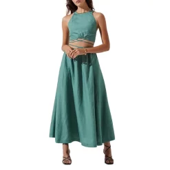 Budget 🎉 ASTR The Label Divine Crop Top Dark Sage ⭐ -DealsSunset & Spring Store unnamed file 710