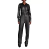 Cheapest 😀 STEVE MADDEN Portia Faux Leather Jumpsuit Black 👍 -DealsSunset & Spring Store unnamed file 722