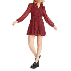 Deals 😀 STEVE MADDEN Bobbi Animal Print Mini 👗 Dress Bright Red 🔥 -DealsSunset & Spring Store unnamed file 728