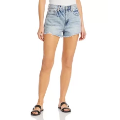 Cheap ⌛ Pistola Nova High Rise Jean Shorts In Medium Blue 😉