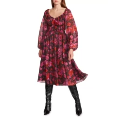 Hot Sale ๐ STEVE MADDEN Laine Floral Print ๐ Dress Multi ๐